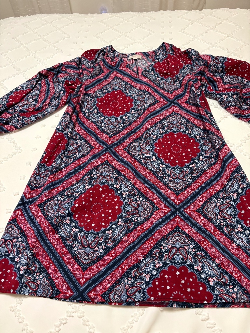 Loft paisley dress